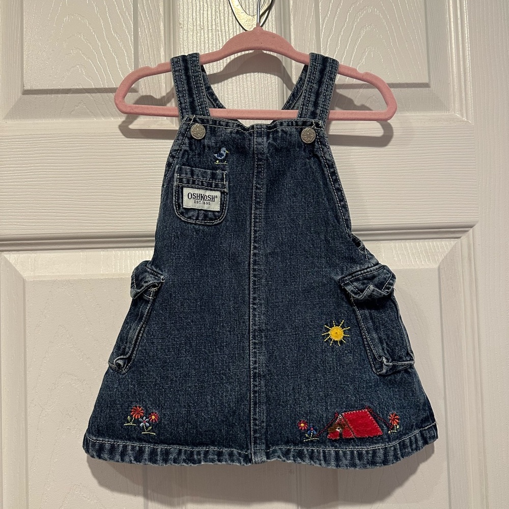 Vintage Oshkosh overall dress